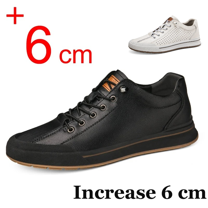 Men Shoes For Office Work - Sapatos Casuais Masculinos de Couro Genuíno