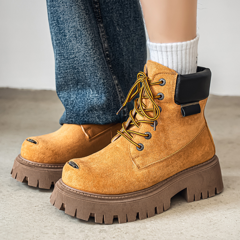 Men'S Shoes Business Casual - Botas Clássicas de Cano Alto em