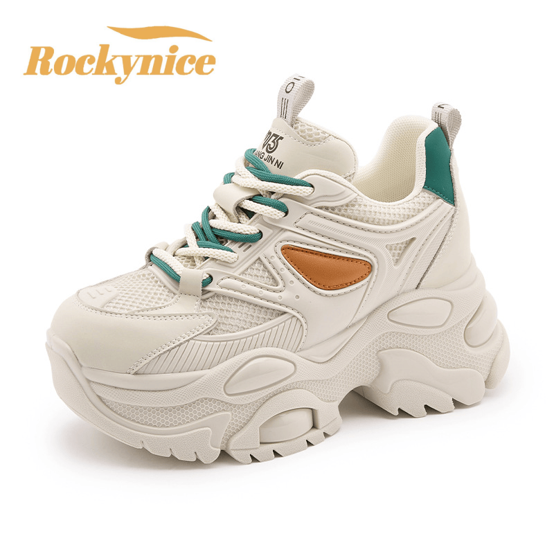 Mesh Trainer Breathable - Tênis de outono feminino 2025 plataforma