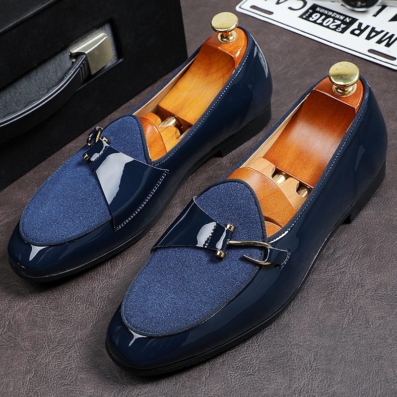 Monk Strap Shoe - Sapatos Oxford masculinos com cinta de