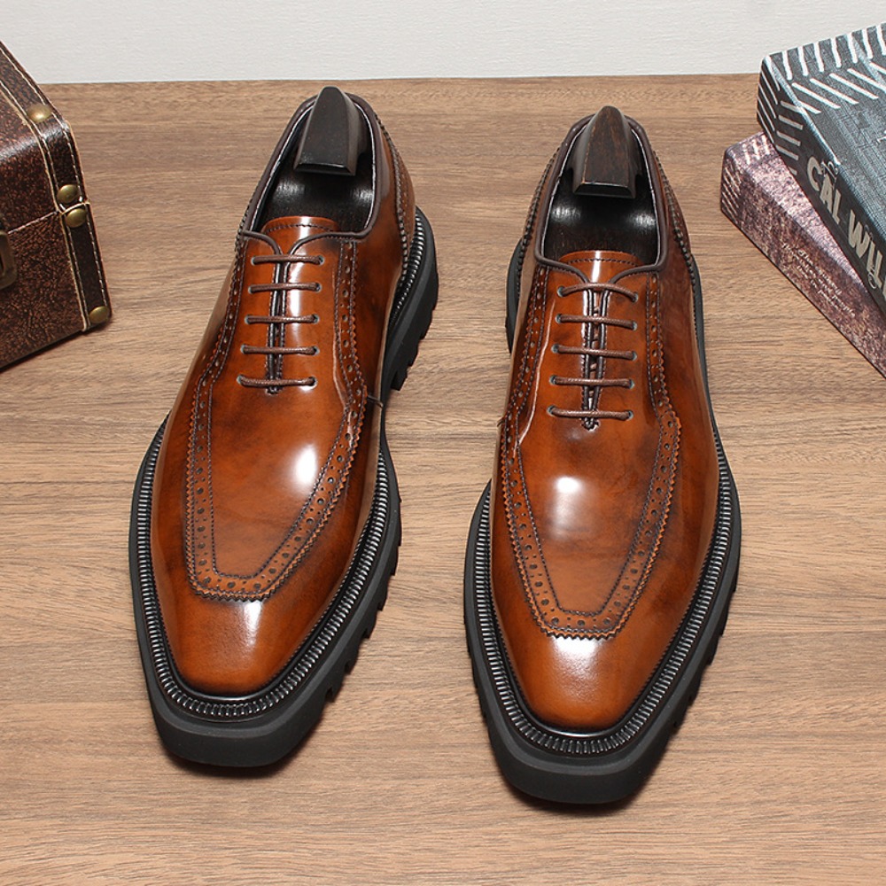 Monk Strap Shoe - 2025 novos homens clássicos sapatos de