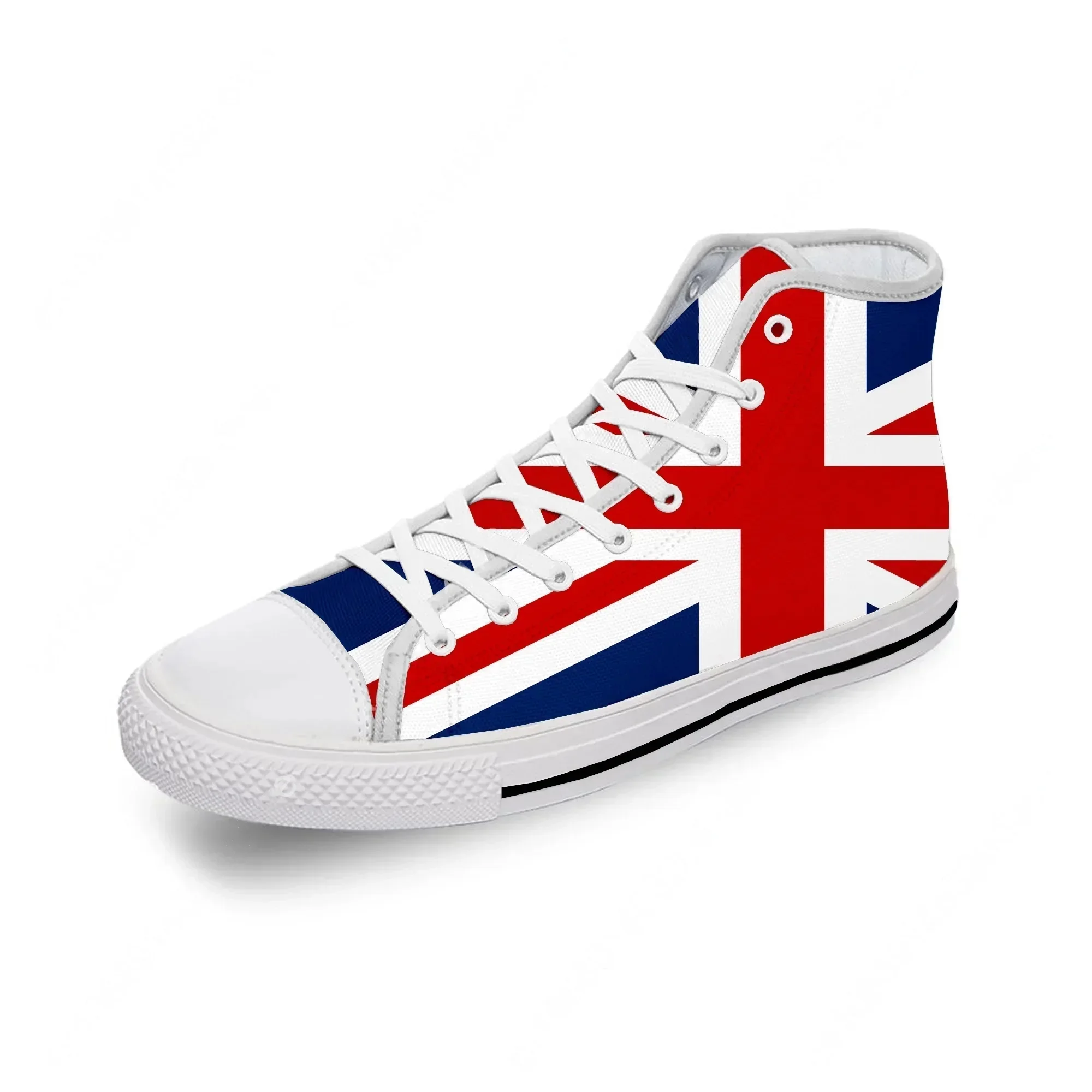 Men Shoes Uk - Tênis de Lona Cano Alto com