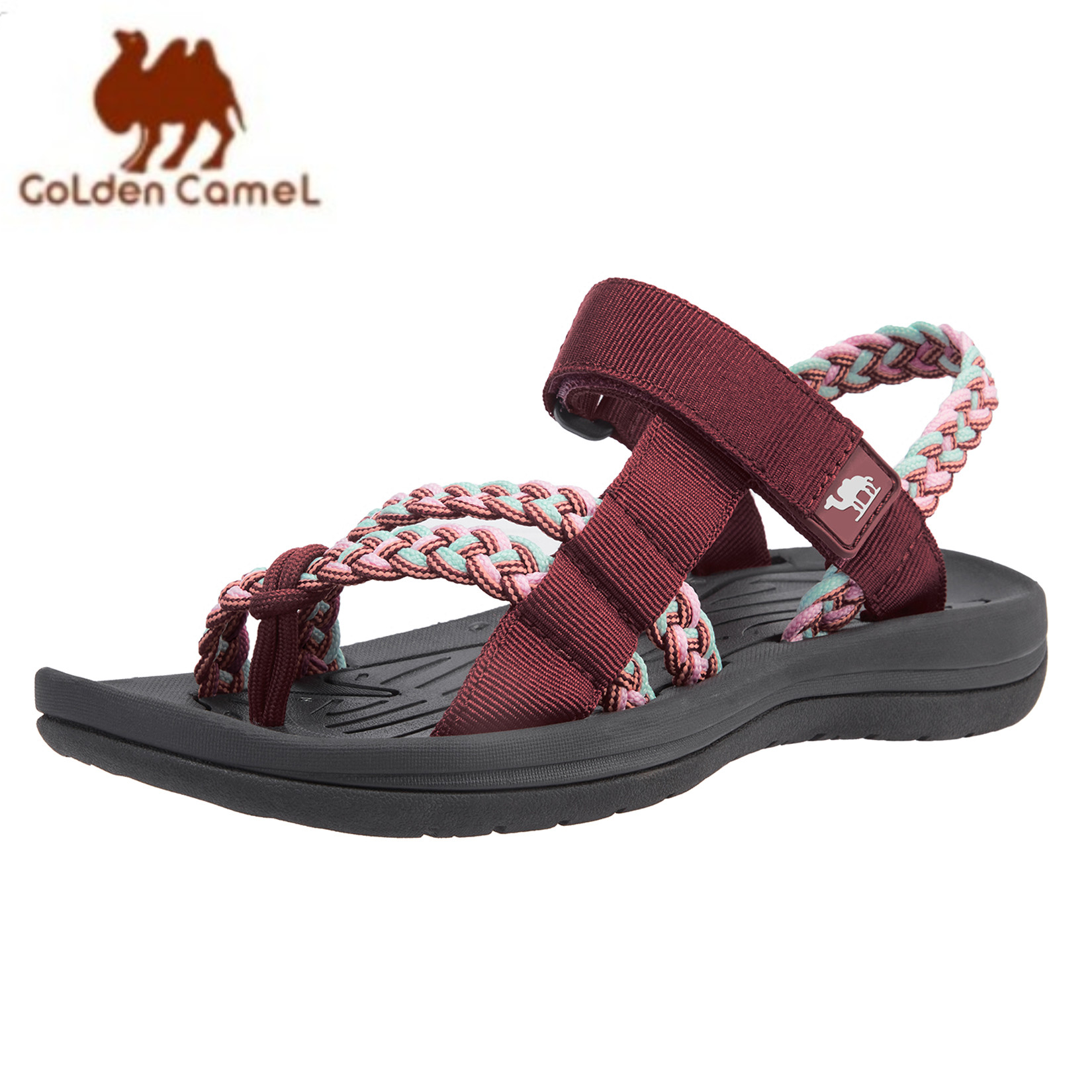 Sandal Sport Outdoor - Camel dourado-sandálias confortáveis para caminhadas para