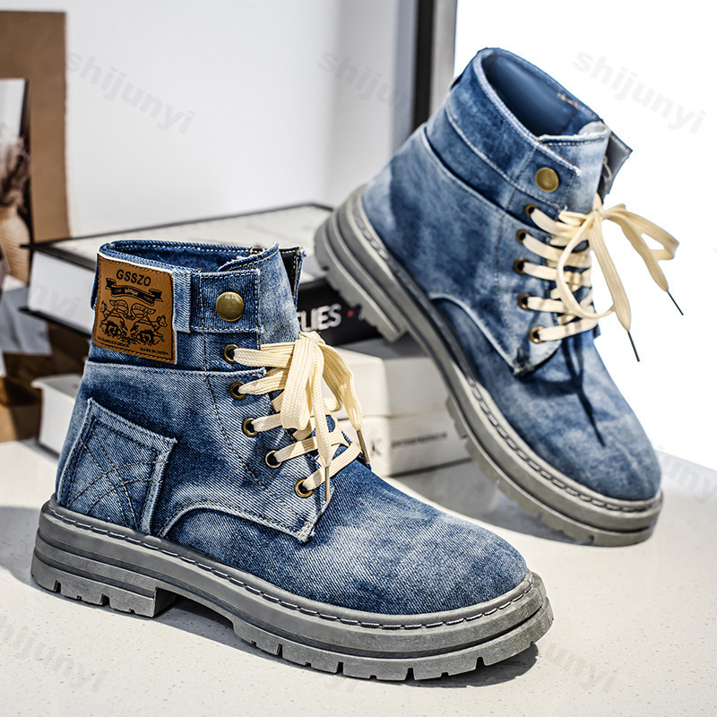 Men'S Shoes Low Top - Homens retro botas de lona 2025
