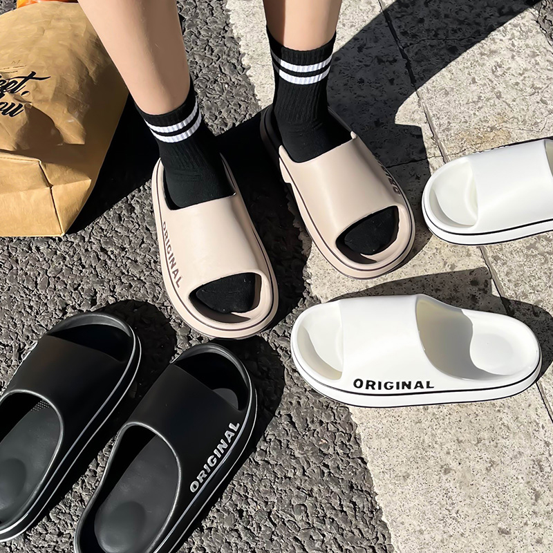 Men Shoes Size To Women - Homens sola grossa interior banheiro anti