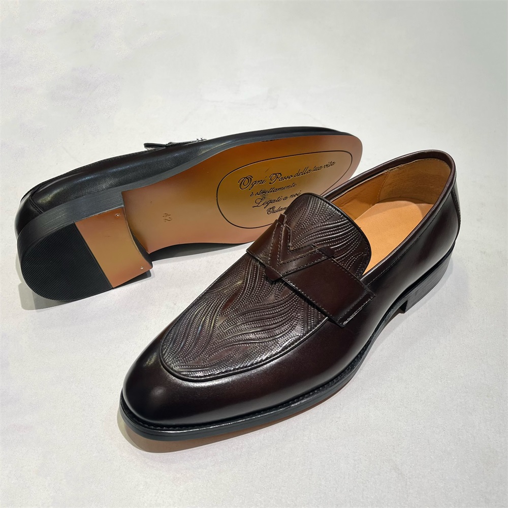 Monk Strap Shoe - Sapatos masculinos de luxo casual com