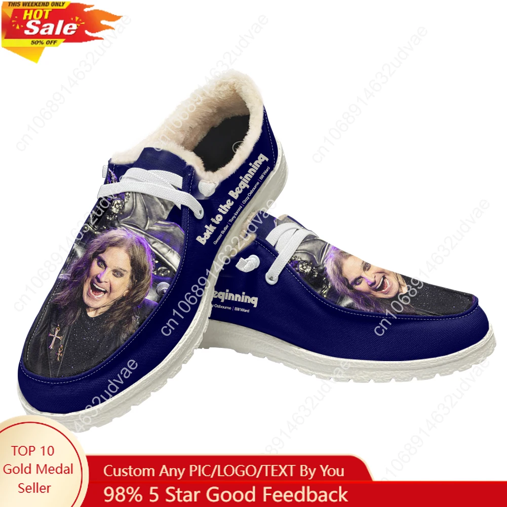 Men'S Shoes Loafers Casual - Ozzy Osbourne 1948-2025 Plush Loafers Masculino