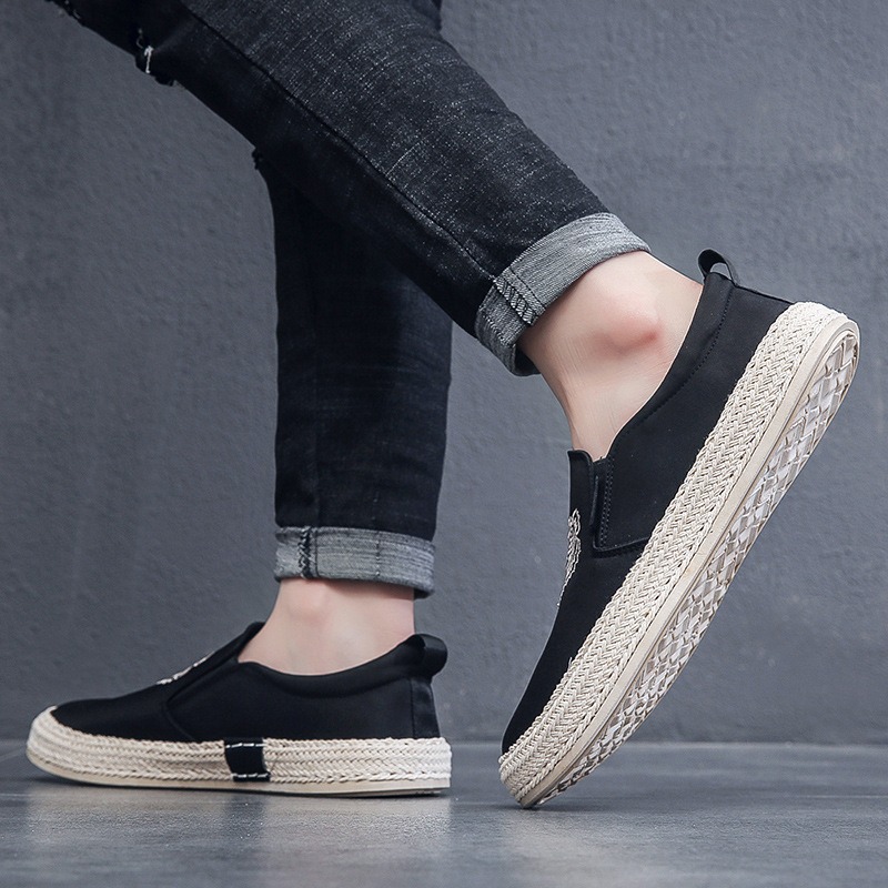 Preto sapatos respiráveis para - Men'S Shoes Loafers Casual avaliação e preço