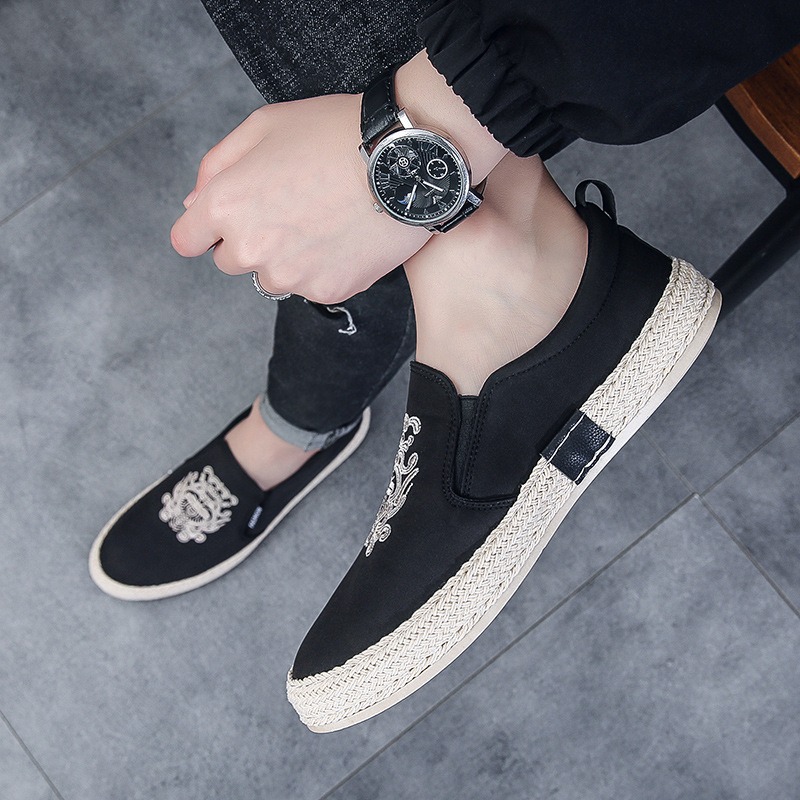 Preto sapatos respiráveis para - Men'S Shoes Loafers Casual avaliação e preço