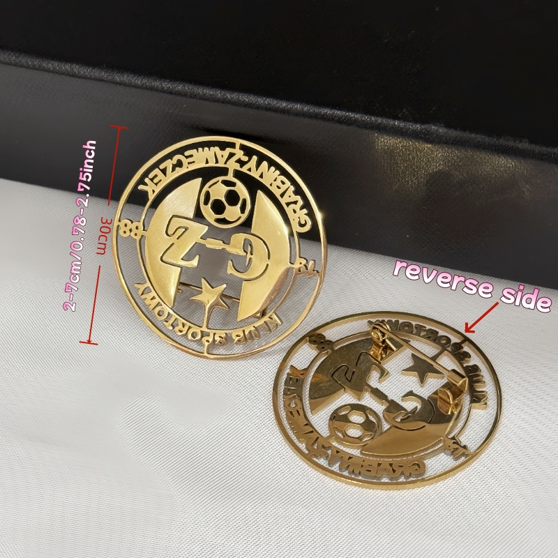 Broche com logotipo personaliz - Men'S Shoes Brogues avaliação e preço