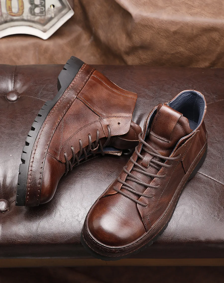 Botas de tornozelo masculinas  - Men'S Shoes Brogues avaliação e preço