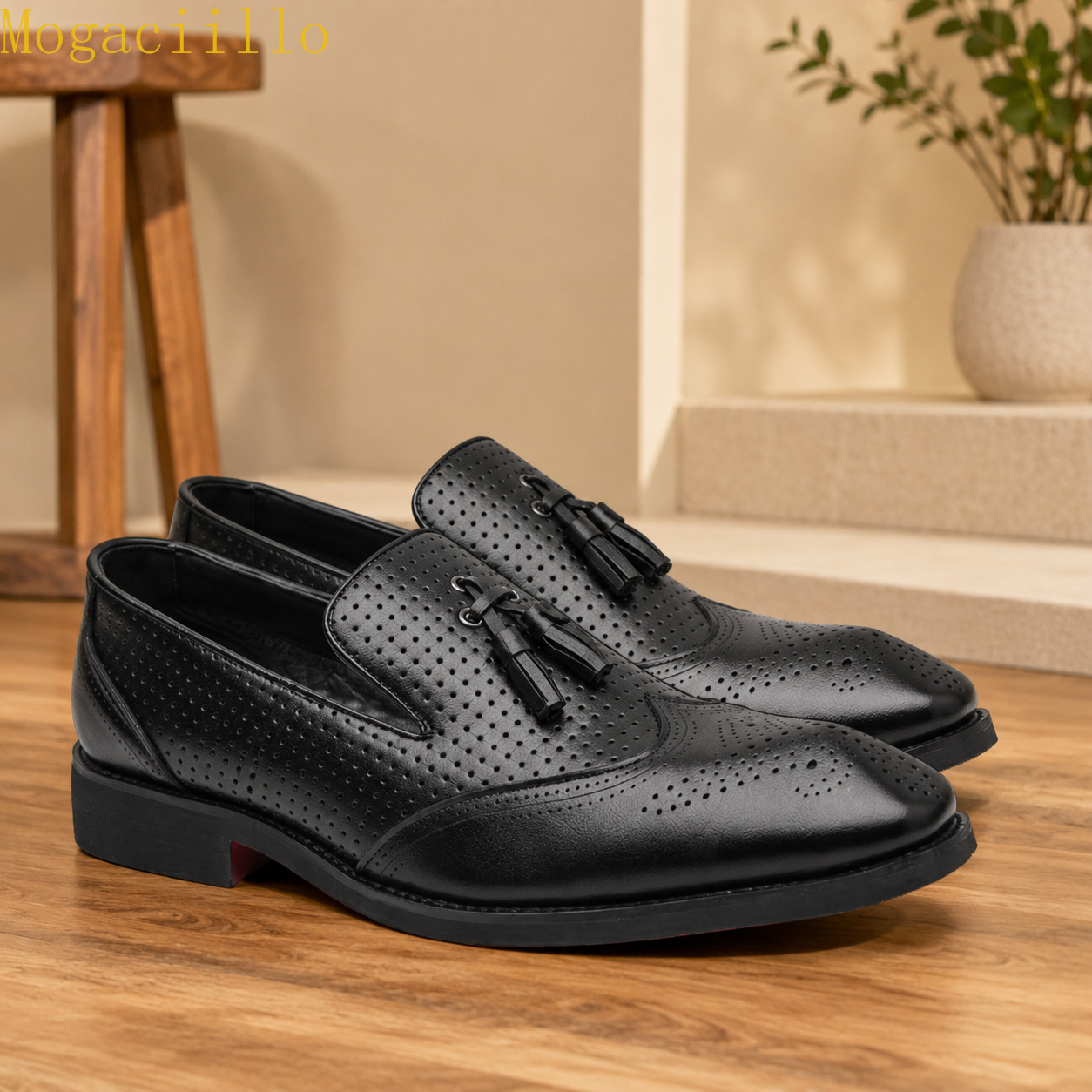 Sapatos Casuais de Couro Mascu - Men'S Shoes Brogues avaliação e preço