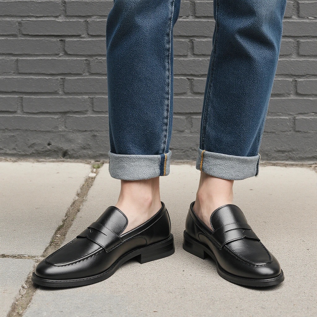 Sapatos Clássicos de Couro Pre - Men Shoes For Office Work avaliação e preço