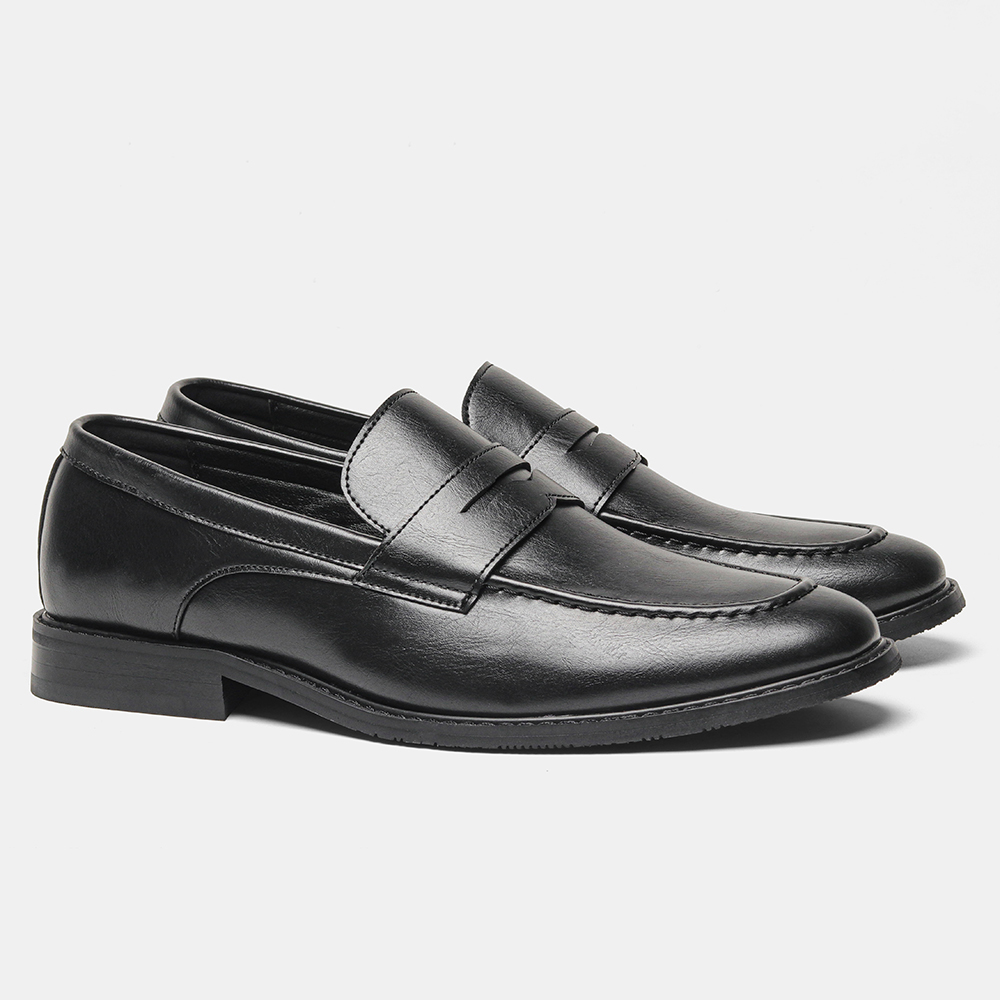 Sapatos Clássicos de Couro Pre - Men Shoes For Office Work avaliação e preço