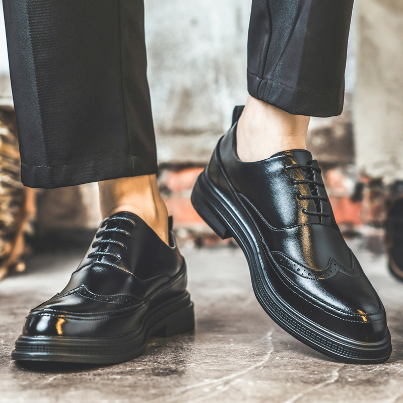 Sapatos Masculinos de Couro pa - Men'S Shoes Brogues avaliação e preço