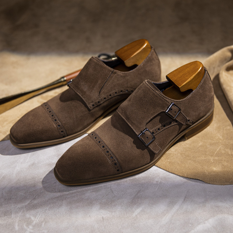 Sapato de camurça italiana mas - Monk Strap Shoe avaliação e preço