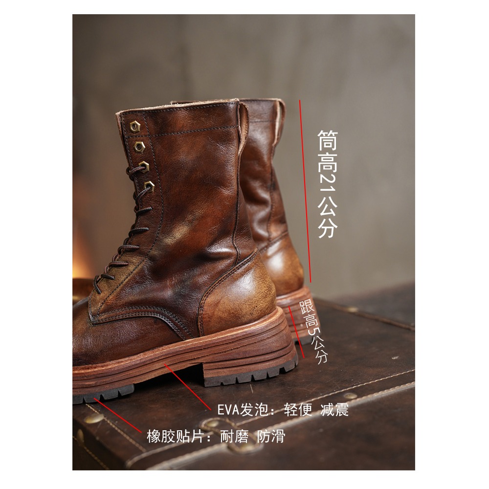 Botas masculinas de couro genu - Men'S Shoes Brogues avaliação e preço