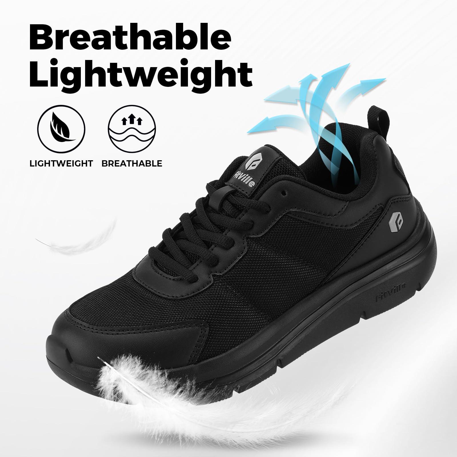 Tênis Masculino FitVille para  - Men'S Shoes Plantar Fasciitis avaliação e preço