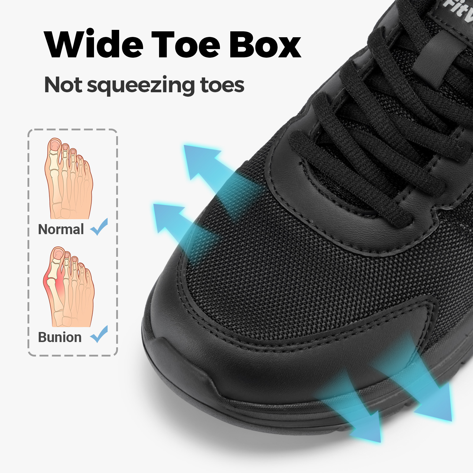 Tênis Masculino FitVille para  - Men'S Shoes Plantar Fasciitis avaliação e preço