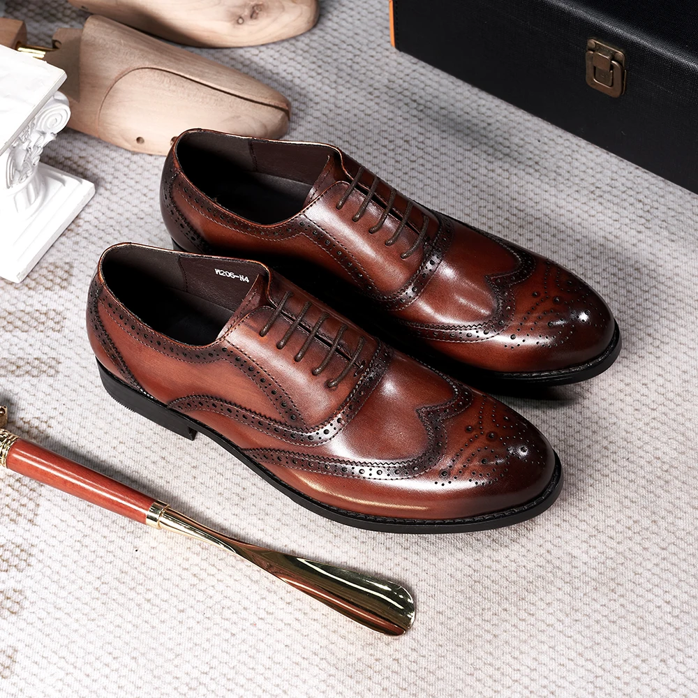 Brogue estilo masculino oxford - Monk Strap Shoe avaliação e preço
