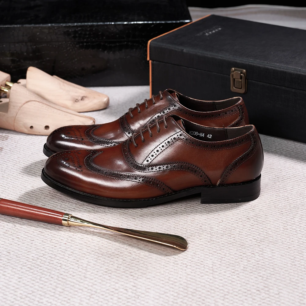 Brogue estilo masculino oxford - Monk Strap Shoe avaliação e preço