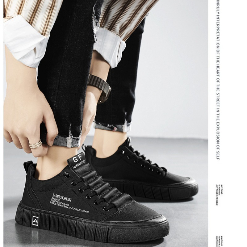 Tênis Casual Masculino de Lona - Men'S Shoes Low Top avaliação e preço