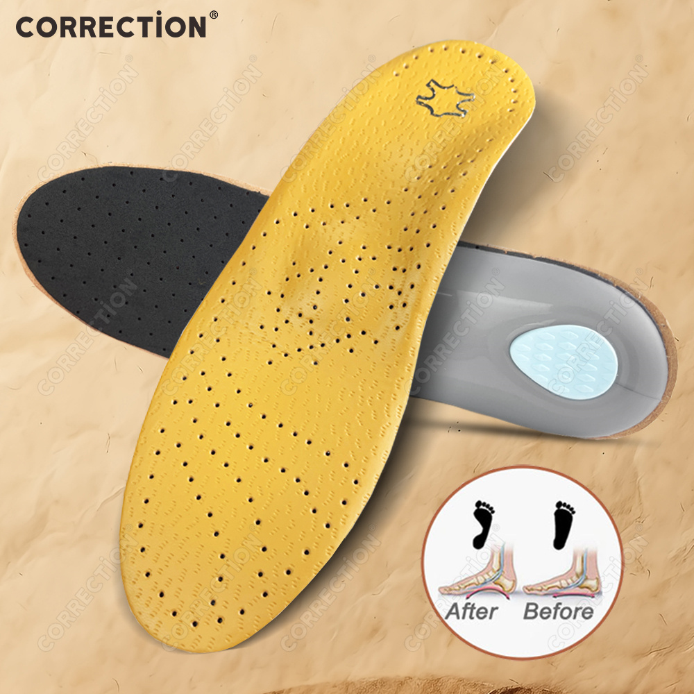 Palmilhas Ortopédicas de Couro - Men'S Shoes Plantar Fasciitis avaliação e preço