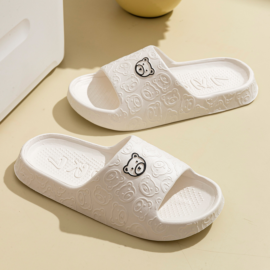 Chinelo Feminino de Urso Fofo  - Men Shoes Size To Women avaliação e preço