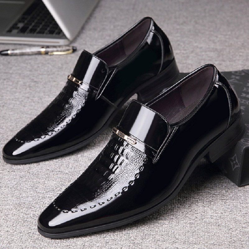 Homens sapatos de couro patent - Men Shoes For Office Work avaliação e preço