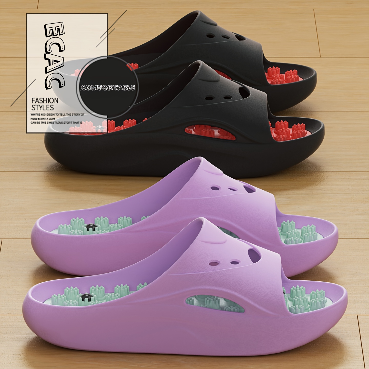 Chinelos de Massagem EVA para  - Men Shoes Size To Women avaliação e preço
