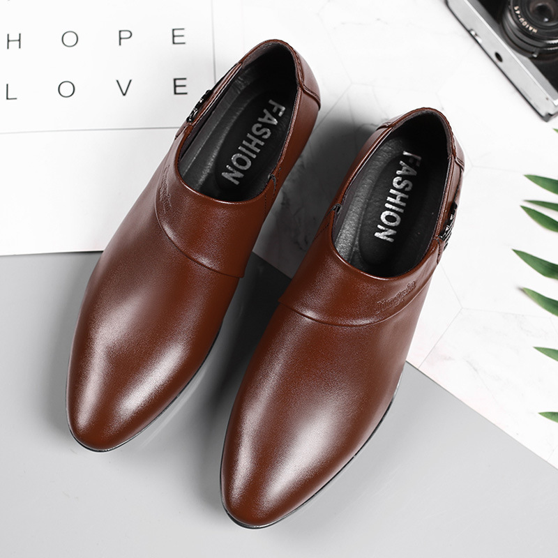 Homens sapatos de couro do plu - Men Shoes For Office Work avaliação e preço