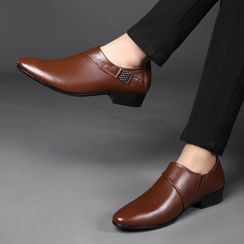 Homens sapatos de couro do plu - Men Shoes For Office Work avaliação e preço
