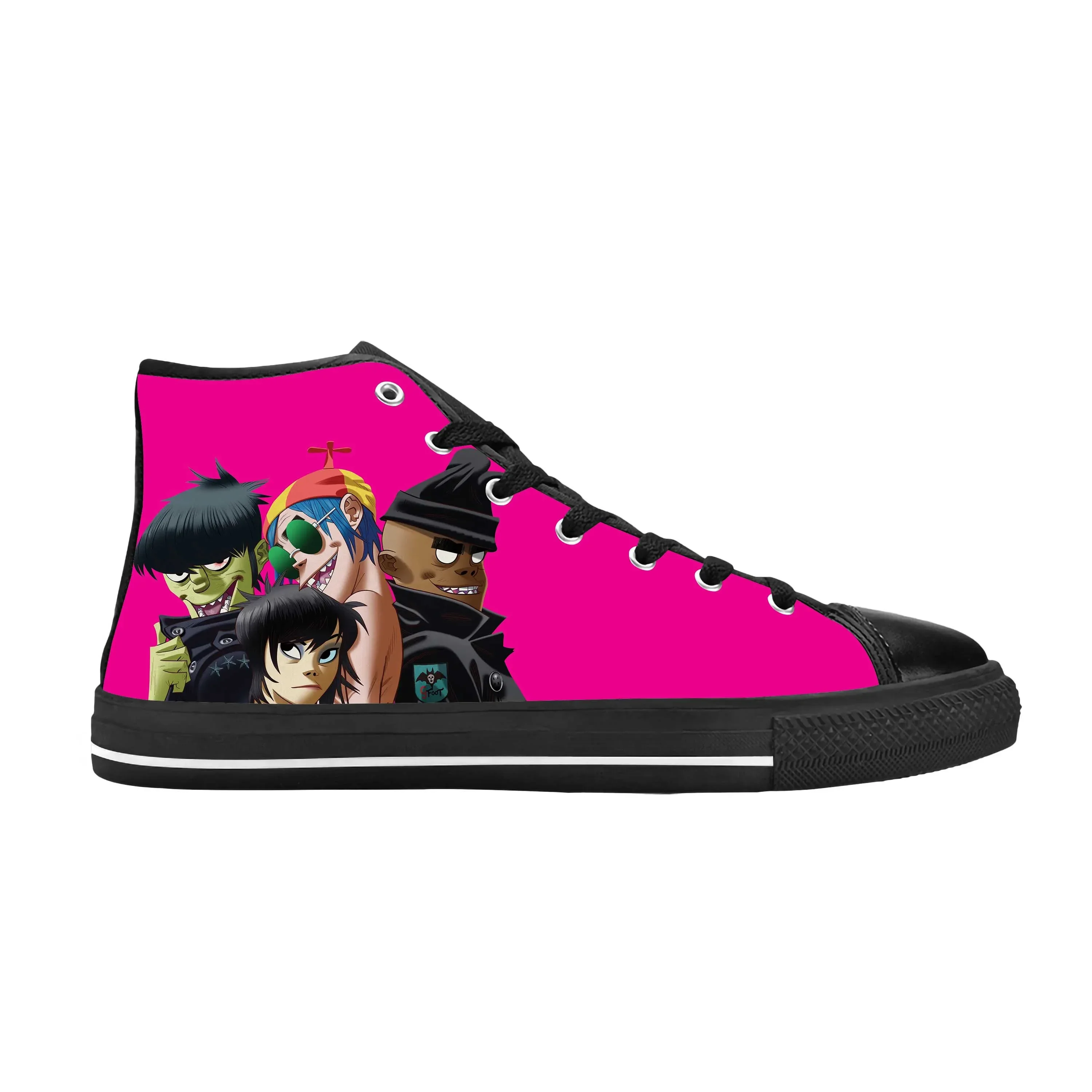 Gorillaz UK Rock Band Hip-Hop  - Men Shoes Uk avaliação e preço