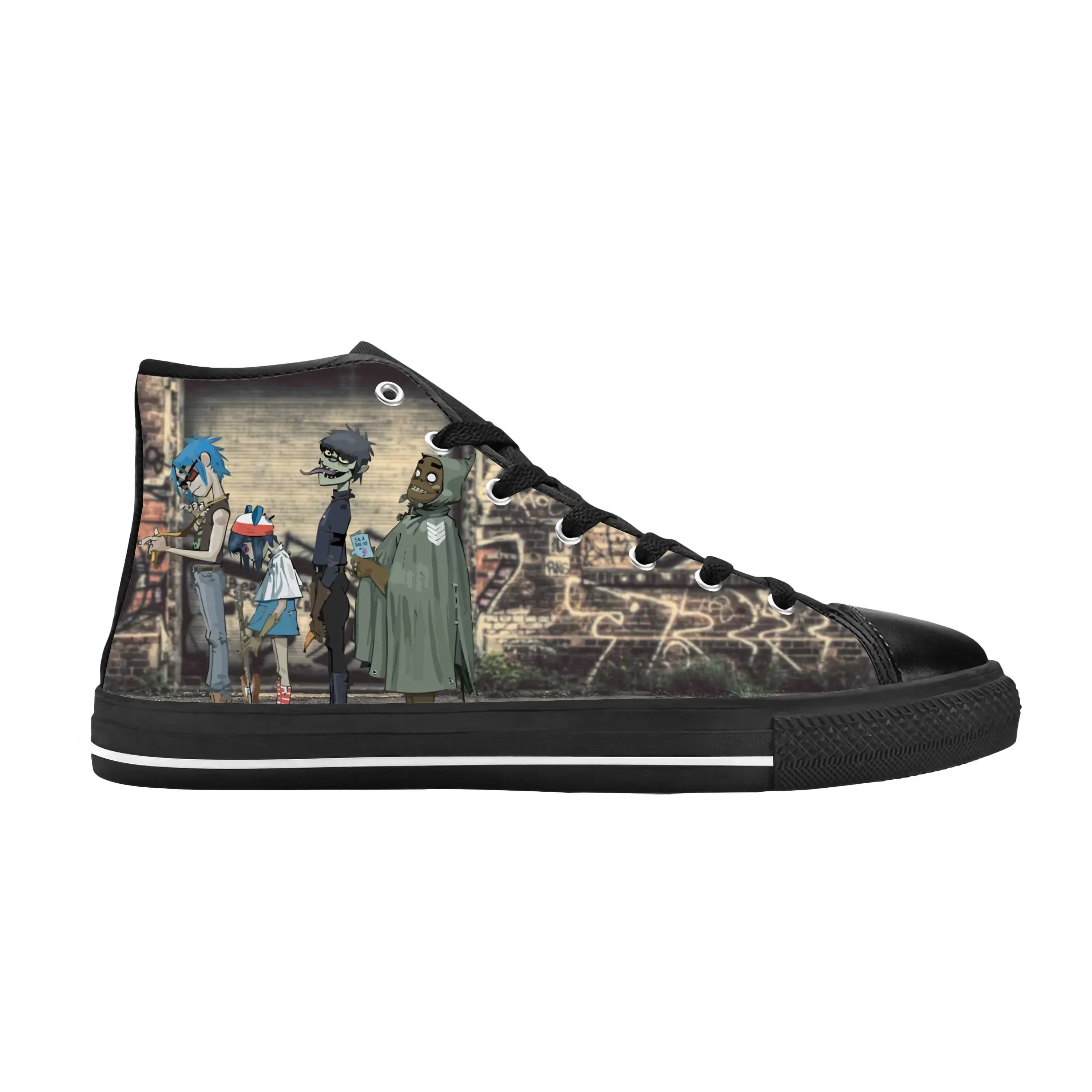 Gorillaz UK Rock Band Hip-Hop  - Men Shoes Uk avaliação e preço