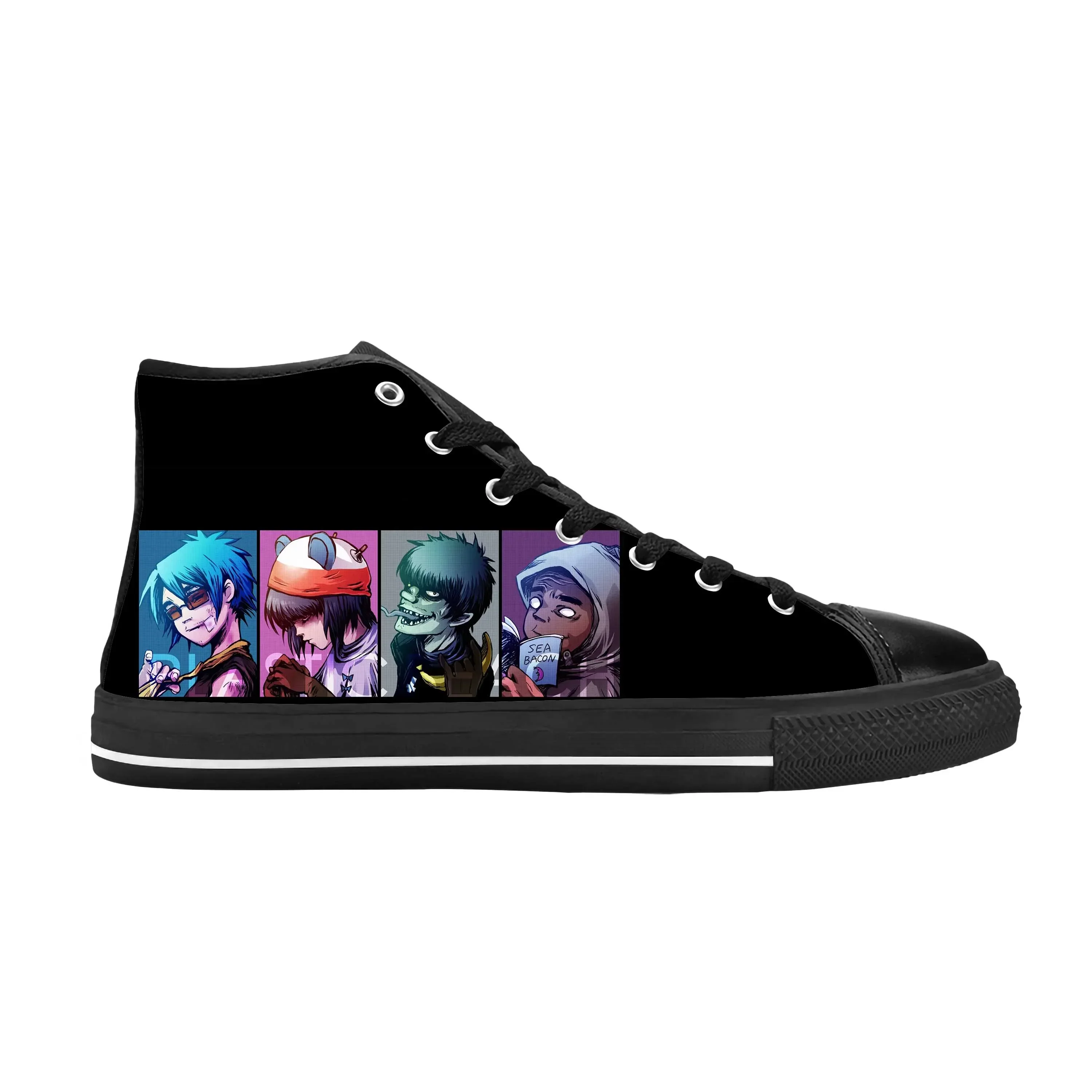 Gorillaz UK Rock Band Hip-Hop  - Men Shoes Uk avaliação e preço