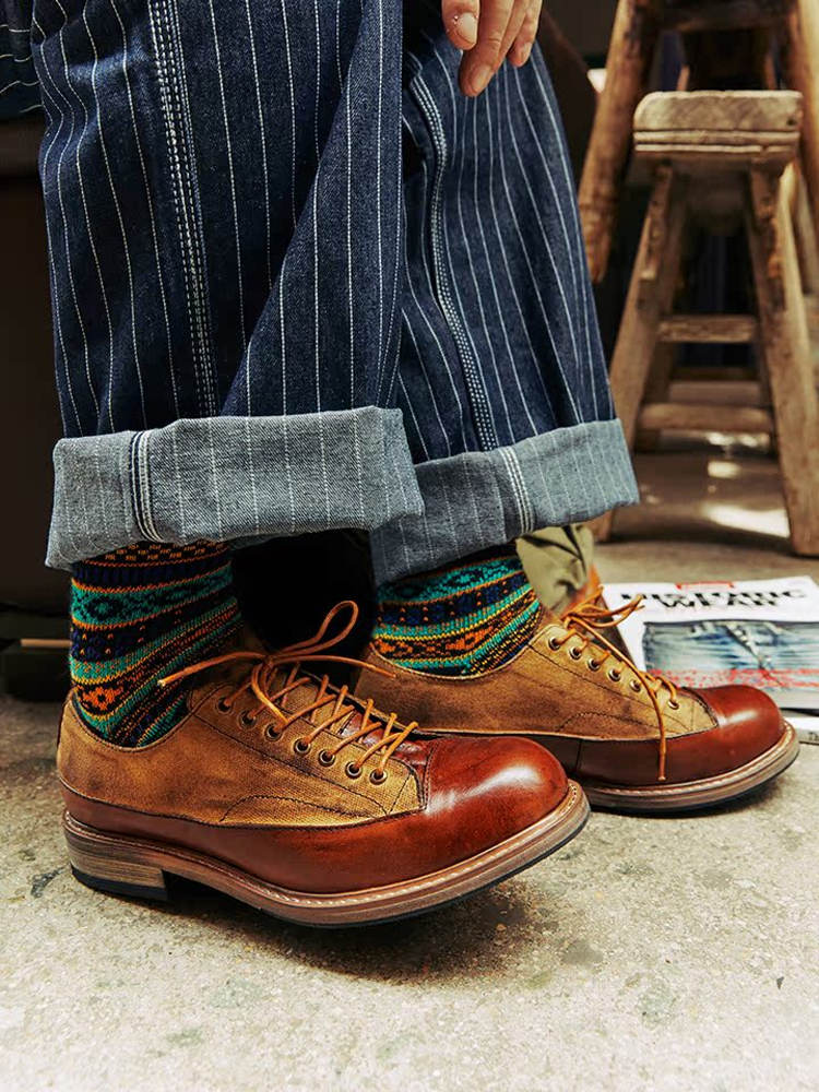 Moda vintage couro genuíno bai - Men Shoes For Office Work avaliação e preço