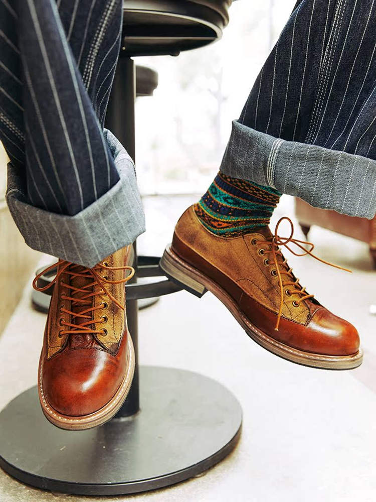 Moda vintage couro genuíno bai - Men Shoes For Office Work avaliação e preço