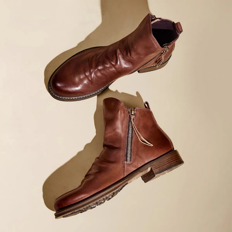 Moda masculina chelsea botas d - Men'S Shoes Low Top avaliação e preço