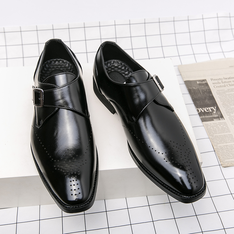 Mais Vendido: Sapatos Masculin - Monk Strap Shoe avaliação e preço