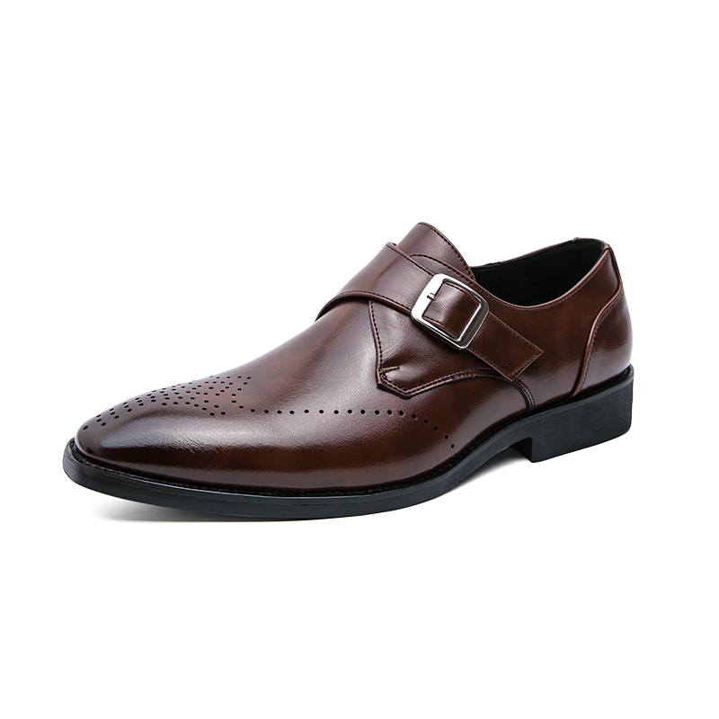Mais Vendido: Sapatos Masculin - Monk Strap Shoe avaliação e preço