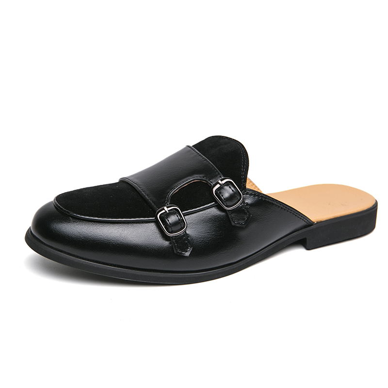 Mules Casuais Masculinos de Co - Monk Strap Shoe avaliação e preço