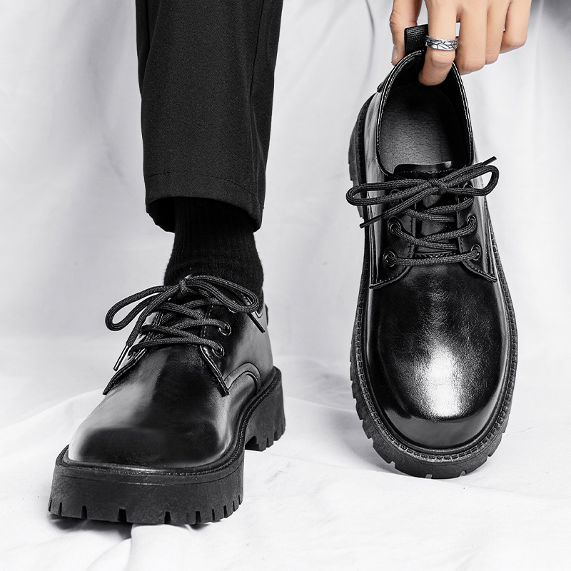 Sapatos casuais de couro mascu - Men Shoes For Office Work avaliação e preço