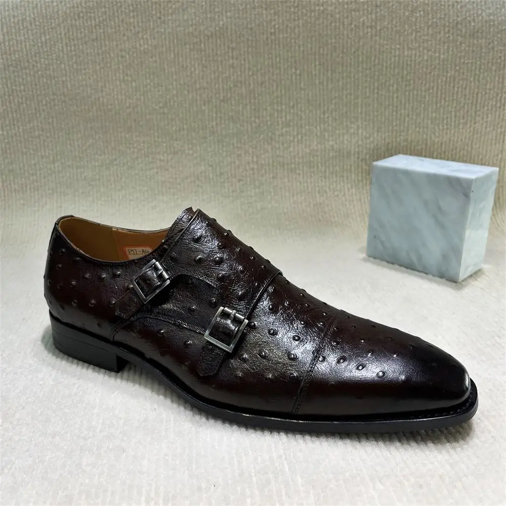 Sapatos de monge de couro genu - Monk Strap Shoe avaliação e preço
