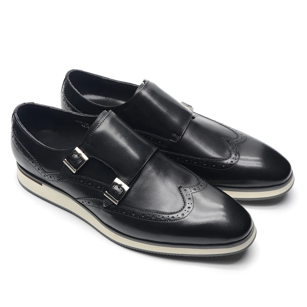 Tênis Masculinos de Luxo Europ - Monk Strap Shoe avaliação e preço