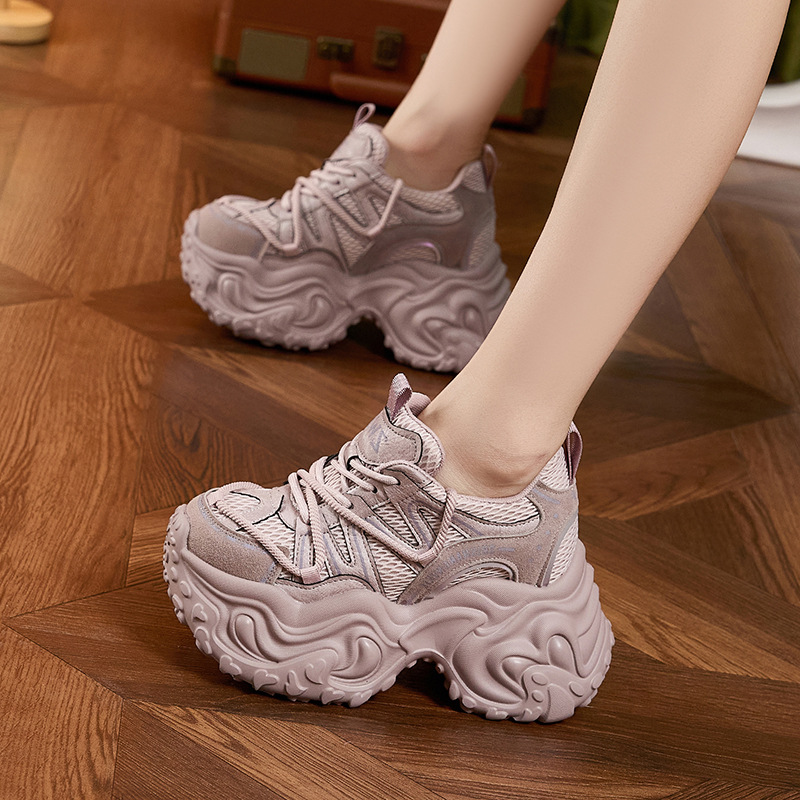 Novos Tênis de Plataforma Alta - Mesh Trainer Breathable avaliação e preço