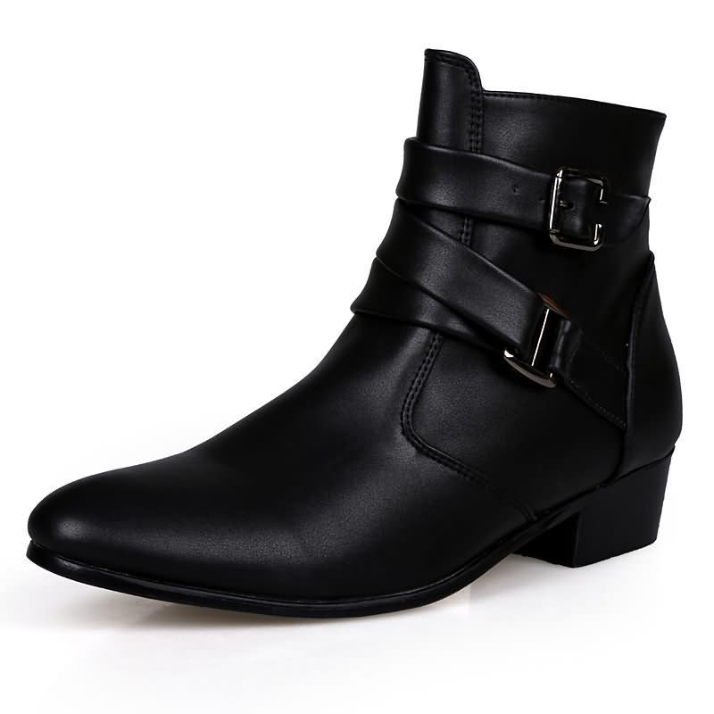 Botas masculinas de luxo de co - Men Shoes White Colour avaliação e preço