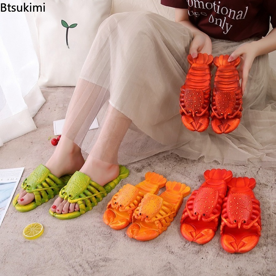 Novos Chinelos de Verão 2026 c - Men Shoes Size To Women avaliação e preço