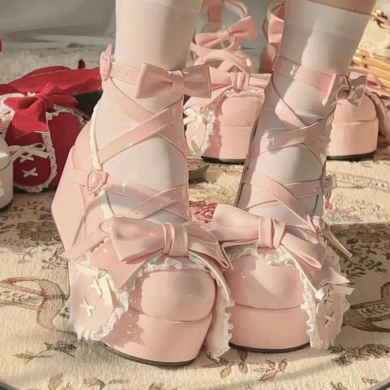 Adorável meninas lolita bonito - Monk Strap Shoe avaliação e preço