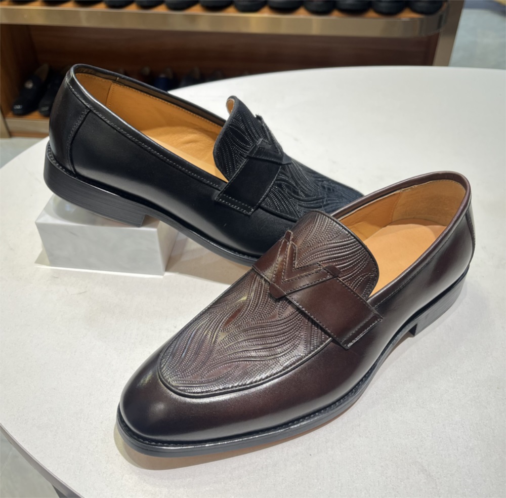 Sapatos masculinos de luxo cas - Monk Strap Shoe avaliação e preço