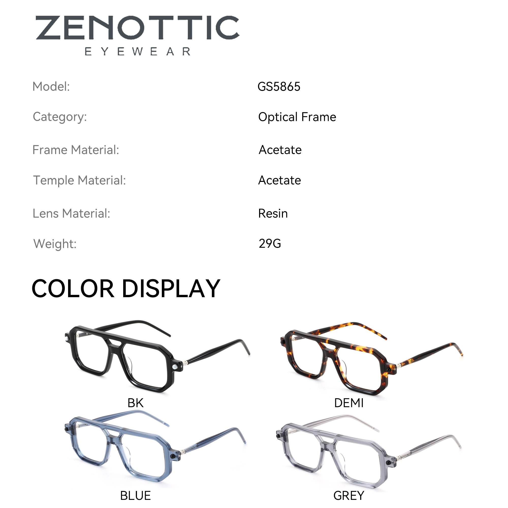 Zenottic (tamanho xxl) óculos  - Men Shoes Zegna avaliação e preço